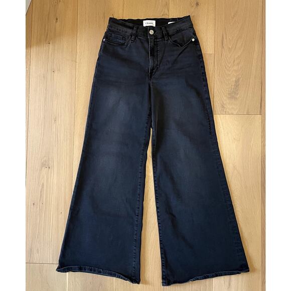 Frame Le Pixie Palazzo High Rise Wide Leg Jeans - Picture 1 of 3